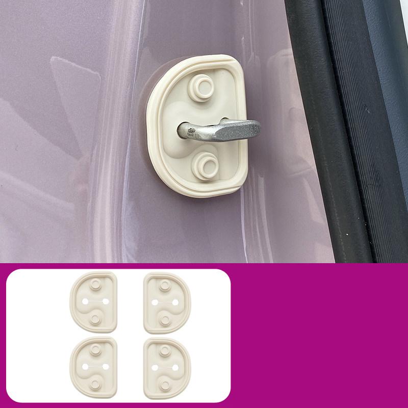 For Geely EX2 EMAS 5 Xingyuan 2025 2026 Silicone Protective Cover for The Door Lock Catch Cover Automobile Modification Supplies