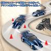 Carox Scale Drift Tabletop RC High Full Proportional Front and Rear LED 25 Minutes of Run Gift for High School and Certified in Japan 1/64 Car, Mini,