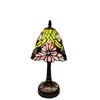 Huijing Tiffany Stained Glass Desk Lamp - Luxury Indoor Atmosphere & Bedside Reading Lamp