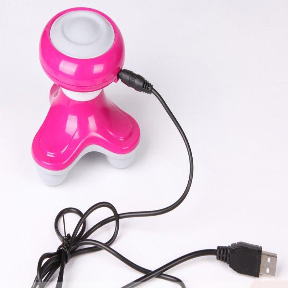 Battery Operated Tripod Shape Massage Tool Full Body Massage Mini Massager Electric Wave Vibrating