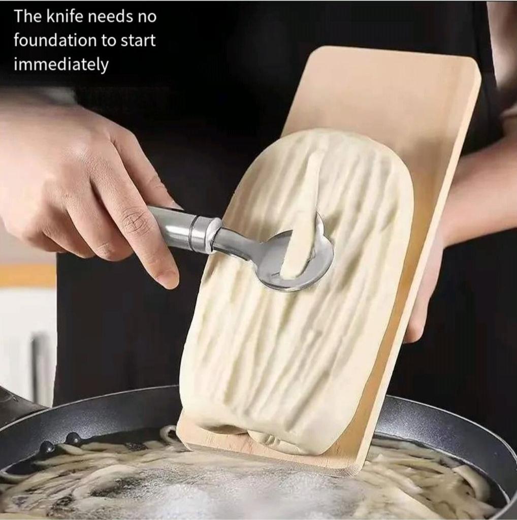 Hot Stainless Steel Shaving Knife Household Noodle Tools Sliced Noodles Artifact Pasta Tools Noodle Cutter Metal Dough Scrap