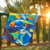 Geometry pattern Beach Towel for Family stuffs friend Gifts Quick-Dry Sand free For Bath Yoga Tourism Beach Camping Swimming GYM
