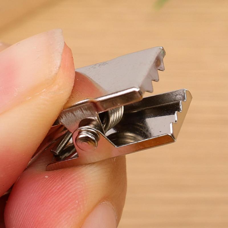 120/10PCS Stainless Steel Curtain Clips For Curtain Photos Decor Wire Holder For Hanging Photos Drapes Clip Clamp Replacement