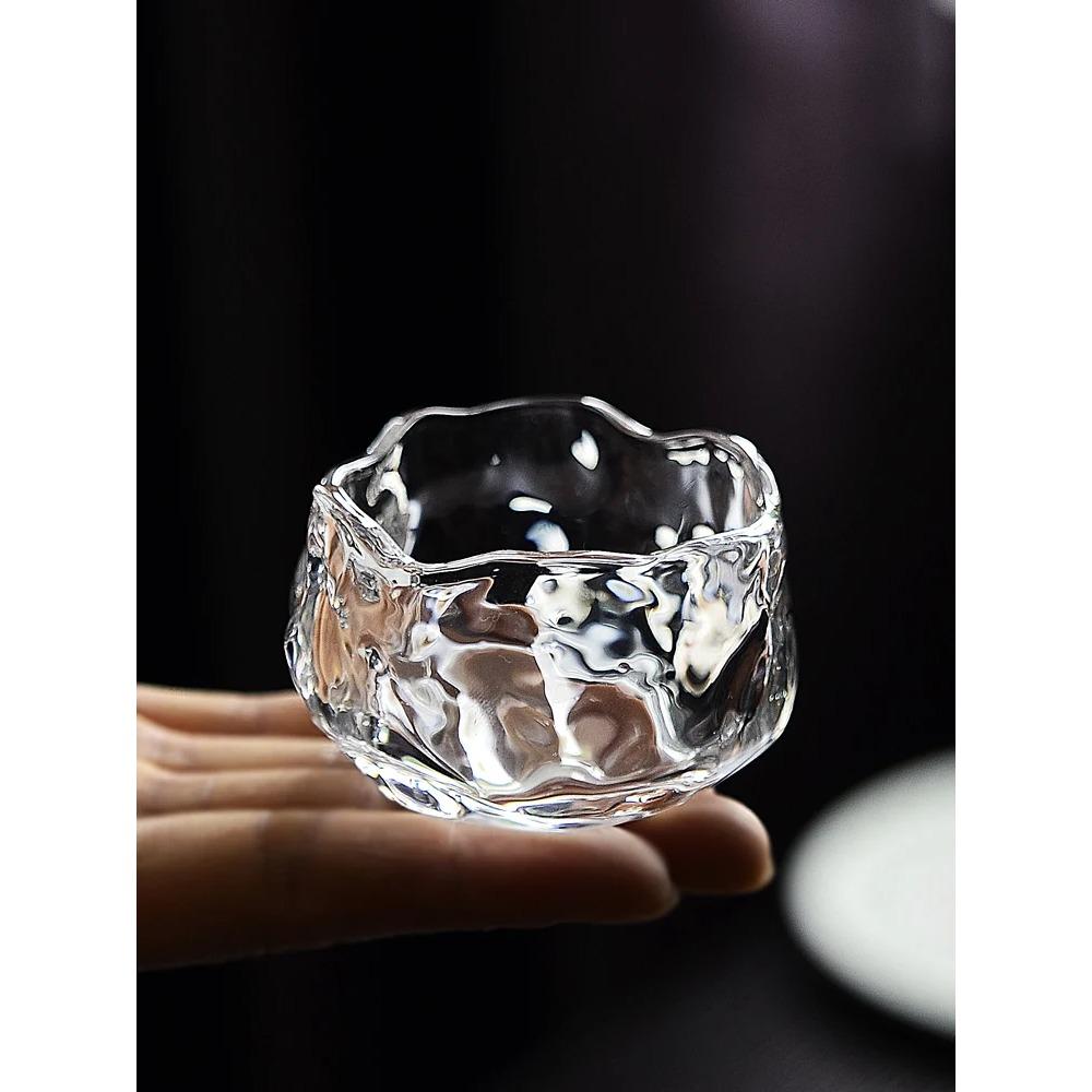 Japanese Sle Glass Tea Cup Set Small Gongfu Tea Cups Personal Dedied Sake Cups Home Use Tea Ceremony Owner Cup
