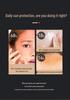Portable LED Smart UV Sunscreen Makeup Mirror with Eye Protection