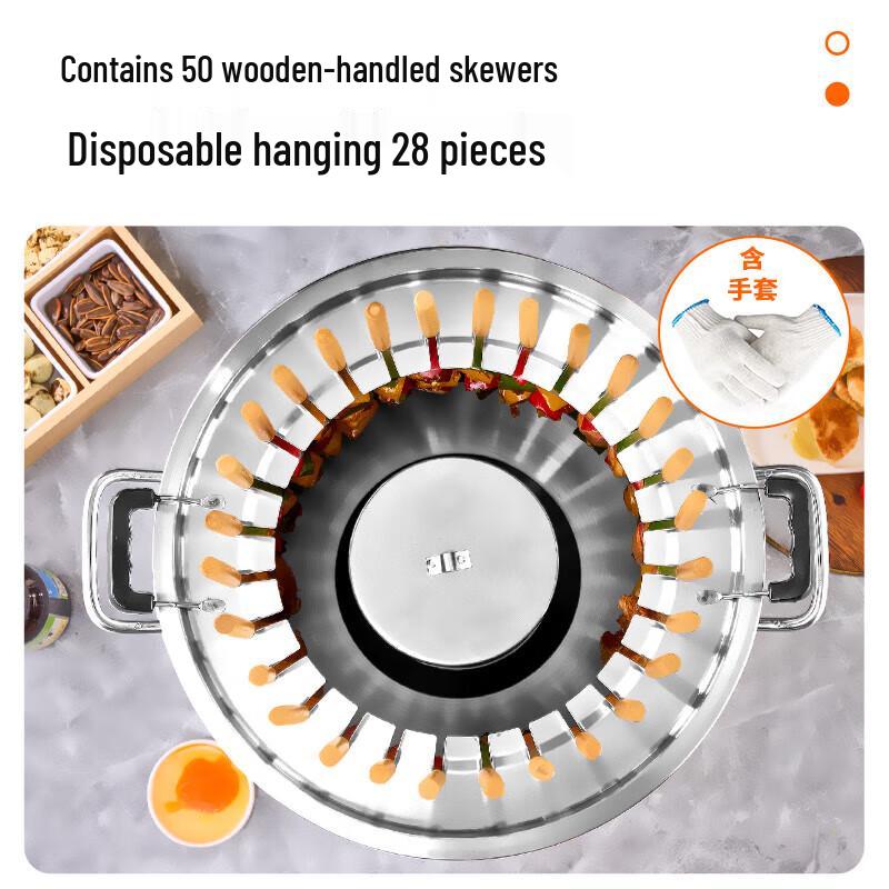 ShangKaoJia Ivan SKJ-402 Outdoor Holzkohle Räuchergrill