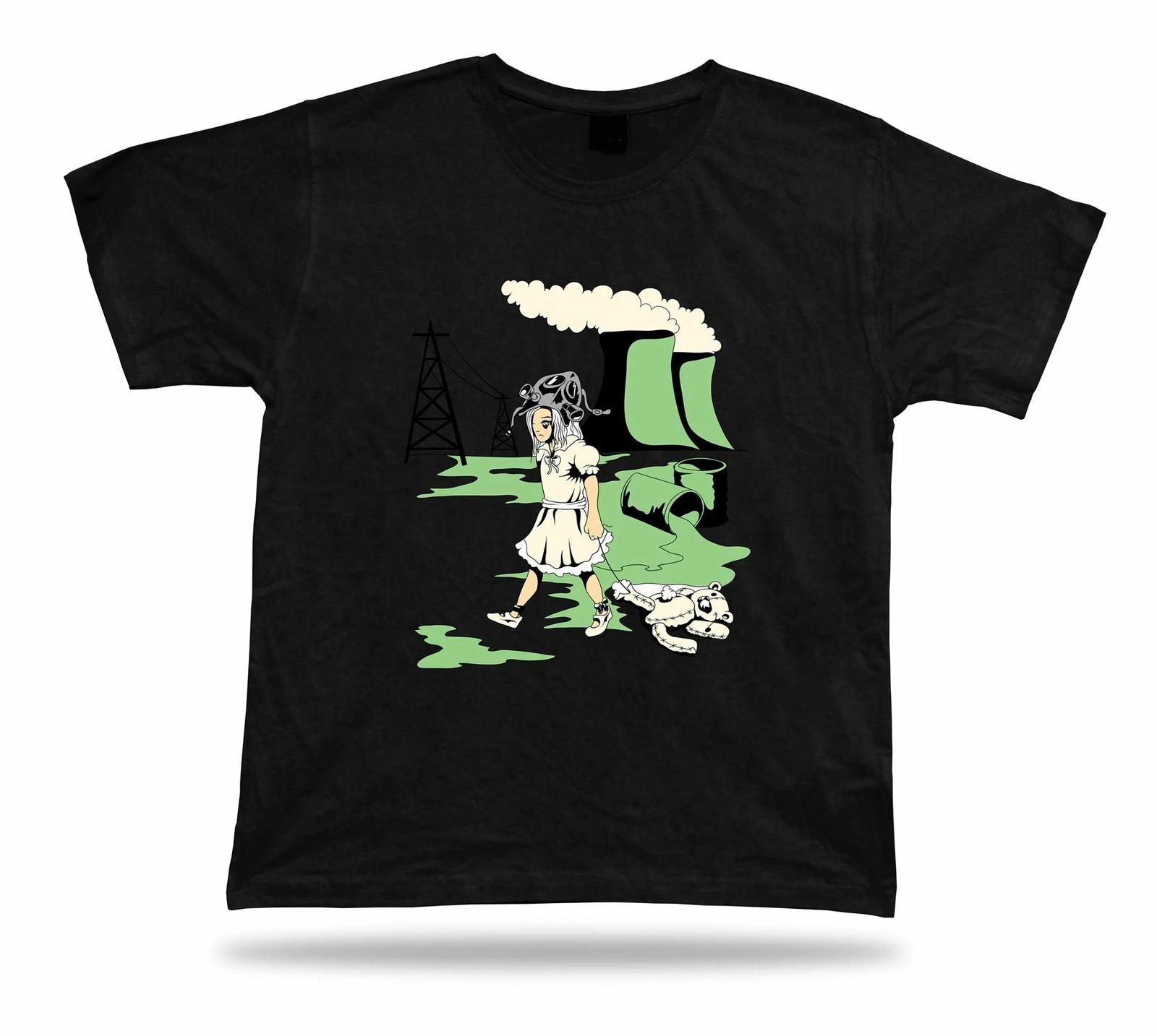 Street Kid and Teddy Bear Polluted Nature awesome cool modern stylish design S
