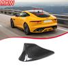 Pour Jaguar F-TYPE 2013-2025 Fibre de carbone véritable Couvercle d'antenne aileron de requin de toit de voiture Autocollant de garniture Protection Accessoires extérieurs de voiture
