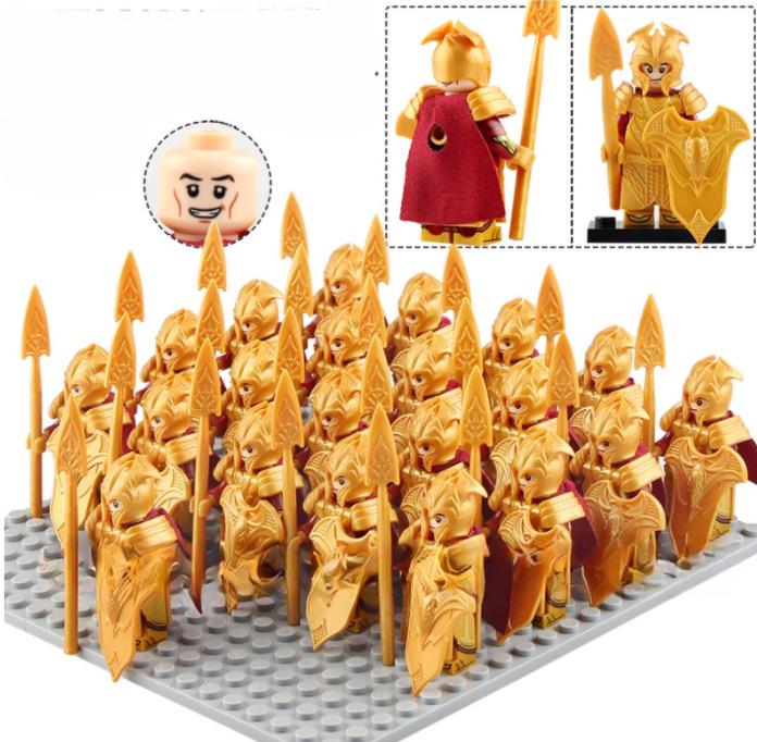Spartan Warrior Toy Set: 21-Piece Roman Warrior Series for Kids
