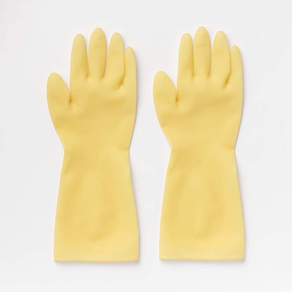 MUJI Rukavice z přírodního kaučuku 82577136, Oboustranné, Střední, 6 kusů,