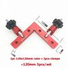 3pcs 90 Degrees L-Shaped Auxiliary Fixture Splicing Board Positioning Panel Fixed Clip Carpenter's Square Ruler Woodworking Tool 5