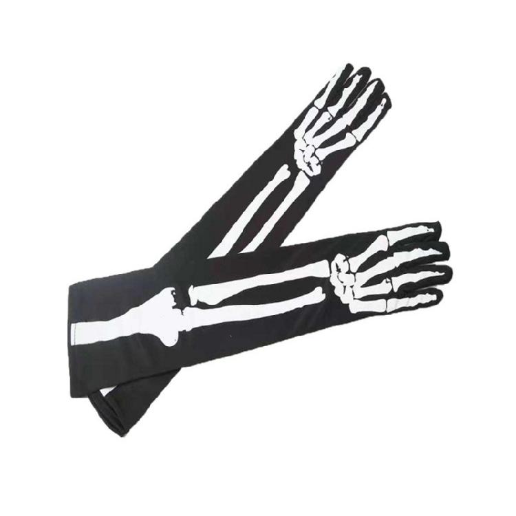 Halloween Skeleton Gloves Skull Face Mask Costume Party Cosplay Props Outdoor