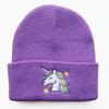 New autumn and winter warm woolen hats for male and female students, unicorn knitted hats, cute pullover hats, ski hats