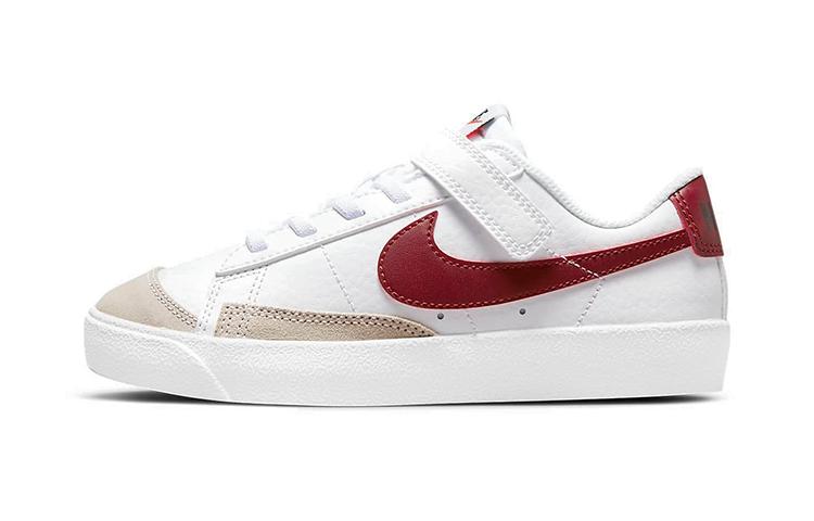 

Nike Blazer 77 Low top Kids Skateboarding Shoes White Red Children Aged 3 7 Years Old DA4075-102 28