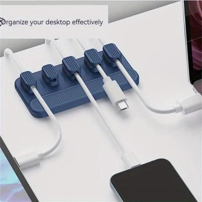 Magnetický organizér drátu myši pro stolní počítač Chránič spony kabelu Navíječ kabelu Zástrčka řádku Samolepící Pevný držák USB nabíjecí linky