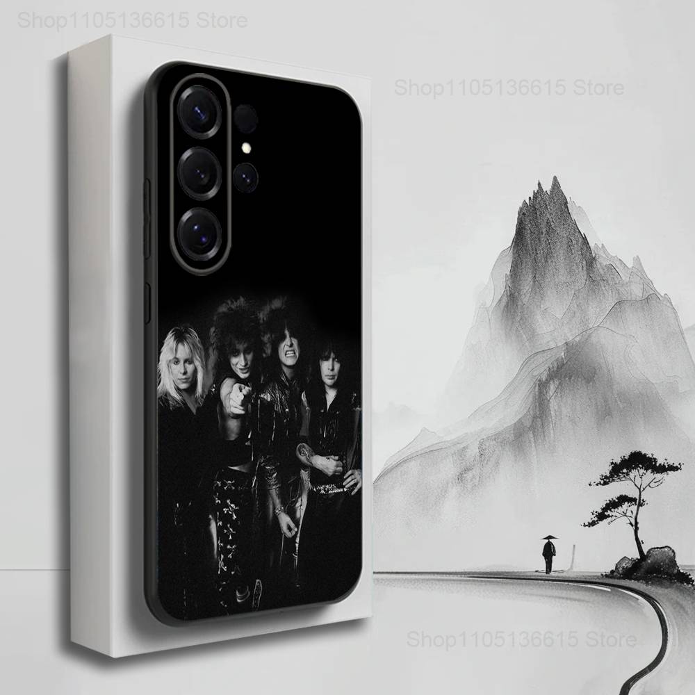 

Band M-MOTLEY C-Crue Rock For Samsung S9,S10,S20,S10,S21,S25,S24,S23,Ultra,FE,Plus,Lite,Soft Silicone Black Case SamsungS10Plus
