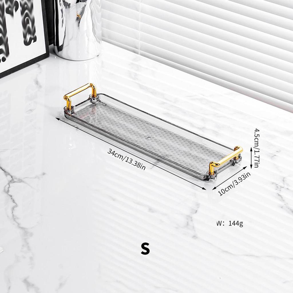 Rectangular Multi-Functional Tray for Snacks, Fruits, and Cups - Simple Style Creative Display