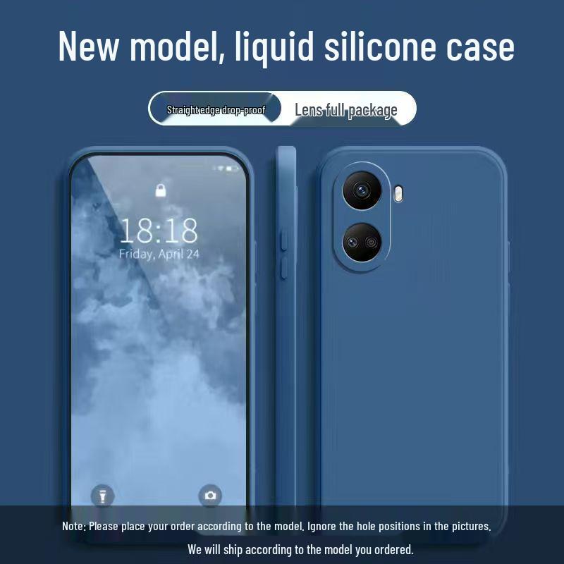 Huawei Nova10SE Simple Solid Color Liquid Rubik's Cube Soft Case with Full Coverage Drop Protection