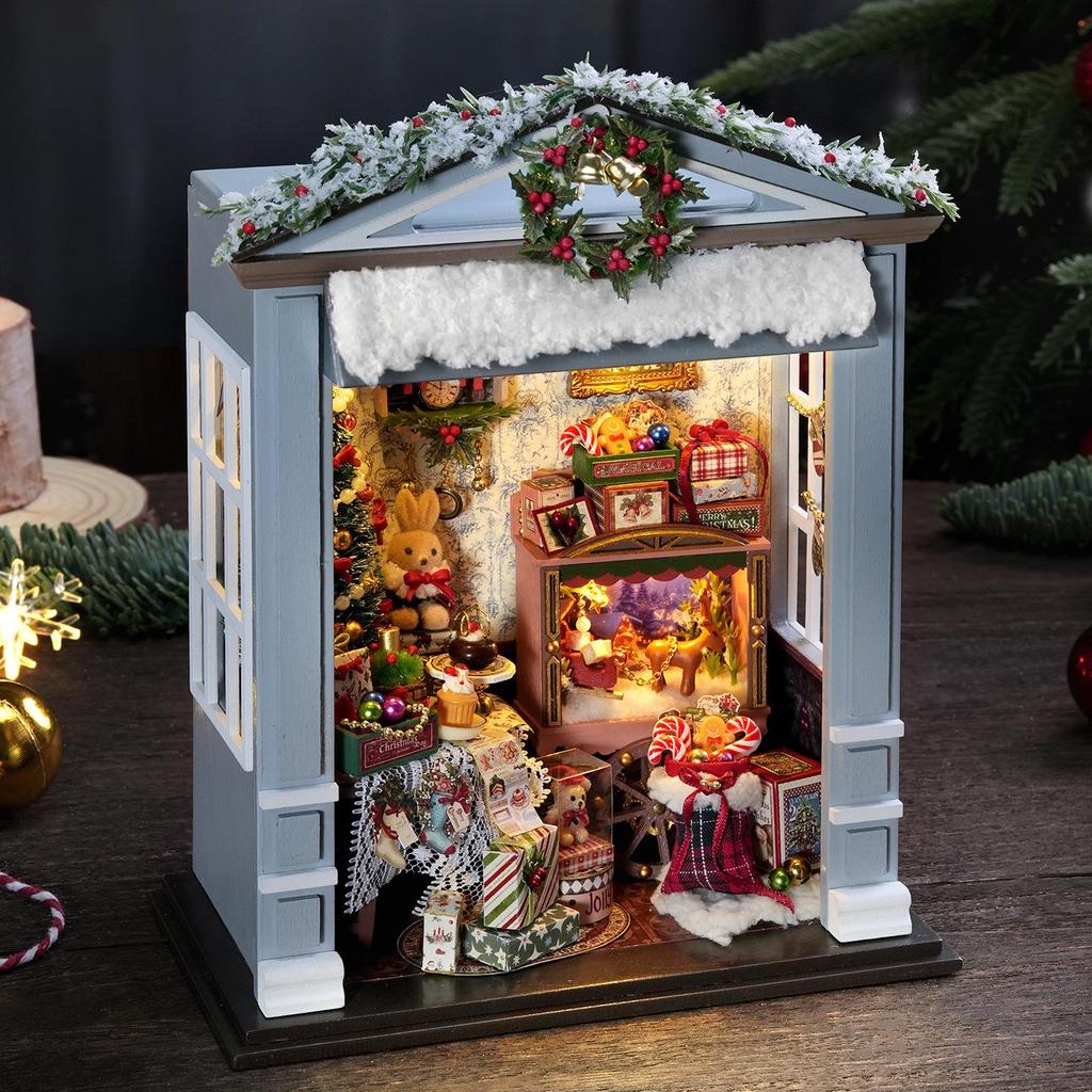 DIY 3D Smart Toy House: Handmade Model Cabin Ornament