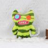 FUGG Keychain Plush Toy Pendant Doll Annoyed Alien Ugly Monster Key Ring Stuffed Peluche Doll Hanging Ornament Gifts