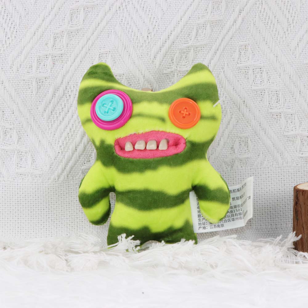 FUGG Keychain Plush Toy Pendant Doll Annoyed Alien Ugly Monster Key Ring Stuffed Peluche Doll Hanging Ornament Gifts