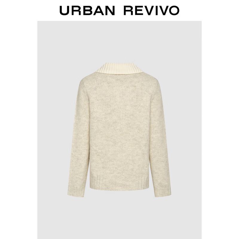 UR Women's Polo Collar Button-Knit Cardigan