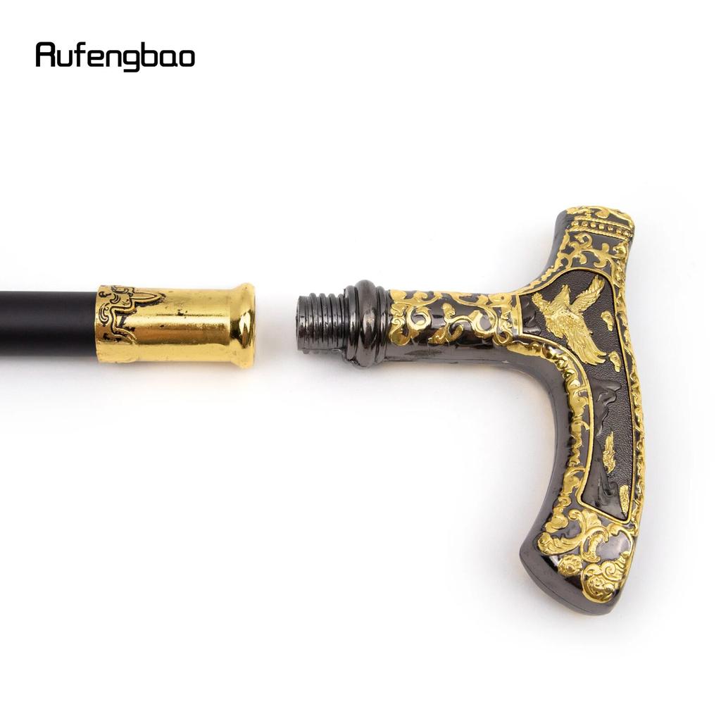 Gold Black Animal Bear Eagle Wolf Goat Deer  Walking Cane Fashion Decorative Gentleman Elegant Cosplay Cane Knob Crosier 90cm