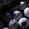 Plastic Halloween Eyeball Decorations Fake Eyes Beer Pong Balls Suitable for Halloween Party Gifts Gift Bag Fillers Horror Props
