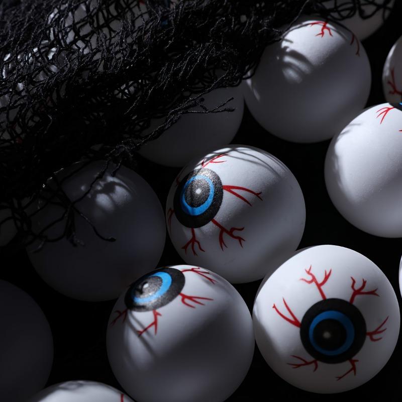 Plastic Halloween Eyeball Decorations Fake Eyes Beer Pong Balls Suitable for Halloween Party Gifts Gift Bag Fillers Horror Props