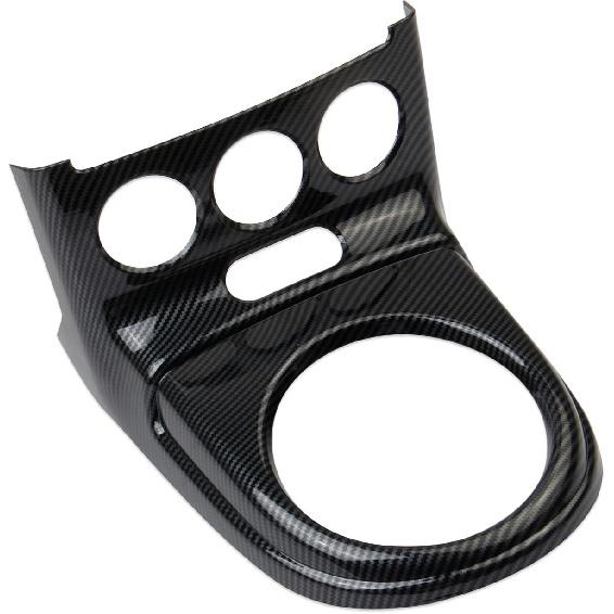 Carbon Fiber Style Manual Transmission Gear Shfit AC Knob Panel Cover Trim Accessories for 2006-2009 Nissan 350Z