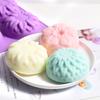 6 Cavity 3D Flower Shaped Silicone Soap Mold Diy Fondant Cake Form Soap Making