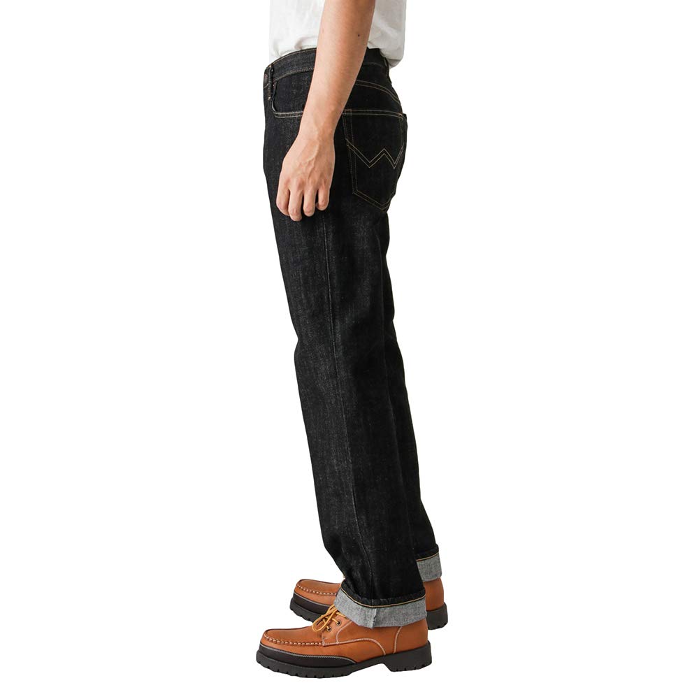 EDWIN INB E404 Denim Regular Size W31 Jeans, Rise, E404-01, Men's, Black, (78cm)