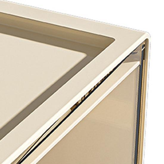 Storage Box Drawer-type Dustproof Container Stackable with Clear Display Case for