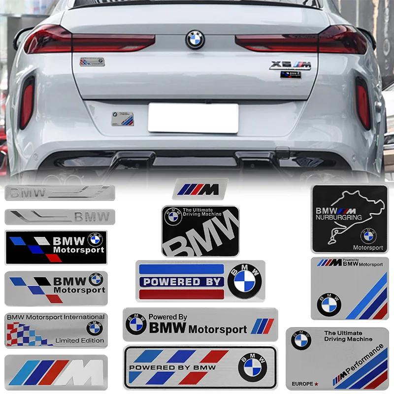 3D Aluminum Car Styling Sticker Body Trunk Decoration Decal Accessories For BMW M Performance E46 E90 E60 F20 X1 F10 F30 pendant sdbr2
