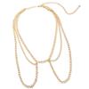 Punk Metal Chain Body Jewelry Adjustable Body Waist Harness For Music Festivals And Parties