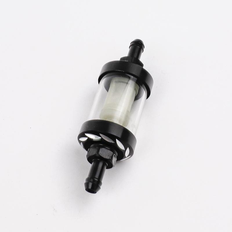 Filtru de combustibil din sticlă transparentă pentru motocicletă cu miez detașabil