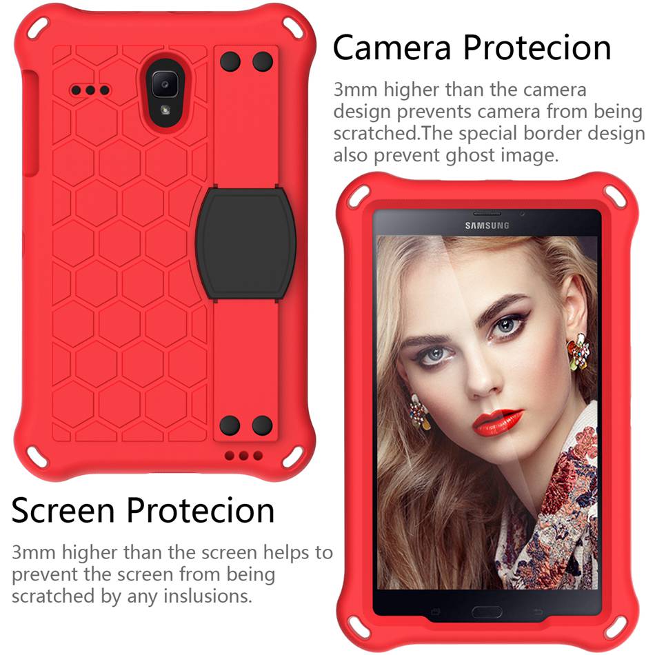 For Samsung galaxy Tab A 8.0 inch case SM- T380 T385 Tablet Shockproof Stand Cover funda for Tab E 8.0 inch SM-T377 T375