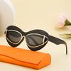 Sexy Cat Eye Sunglasses Women Luxury Vintage Y2k Punk Sun Glasses Retro Eyewear Shades UV400 Double Frame