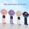 Portable USB Handheld Mini Oscillating Fan for Students and Dorms