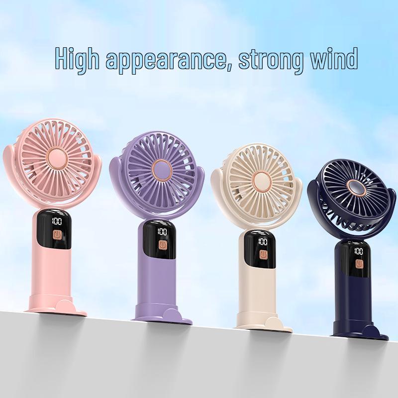 Portable USB Handheld Mini Oscillating Fan for Students and Dorms Standard