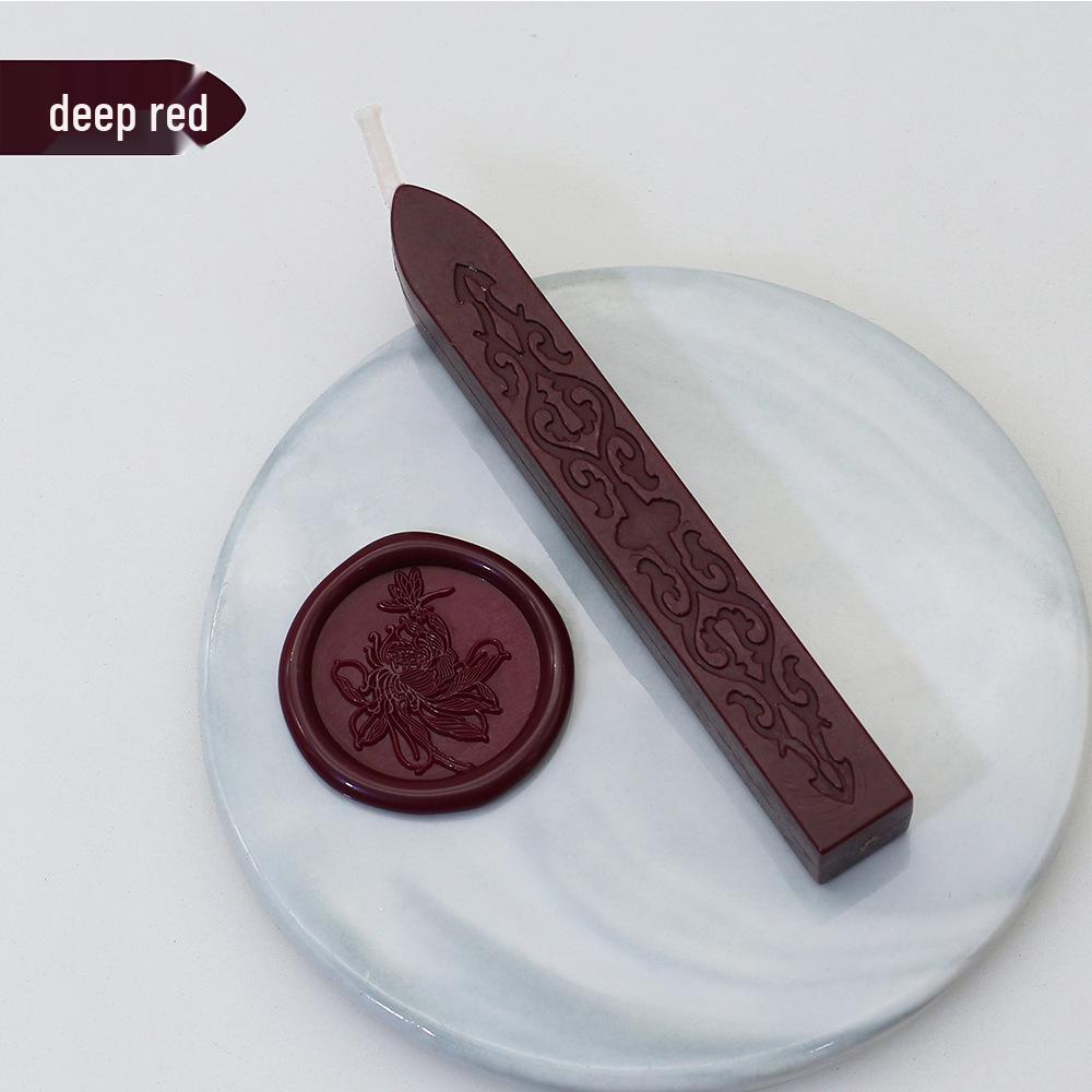 Retro Sealing Wax Stick with Wick for Invitations, Envelopes, and Bullet Journals.