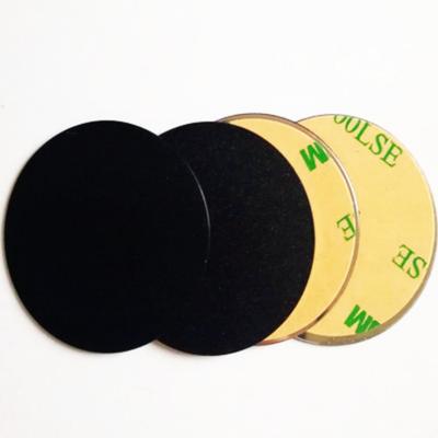 10pcs Black 30mm 35mm 40mm Metal Plate Disk Iron Sheet Scratch-proof Magnet Phone Holder For Magnetic Car Phone Stand Holders