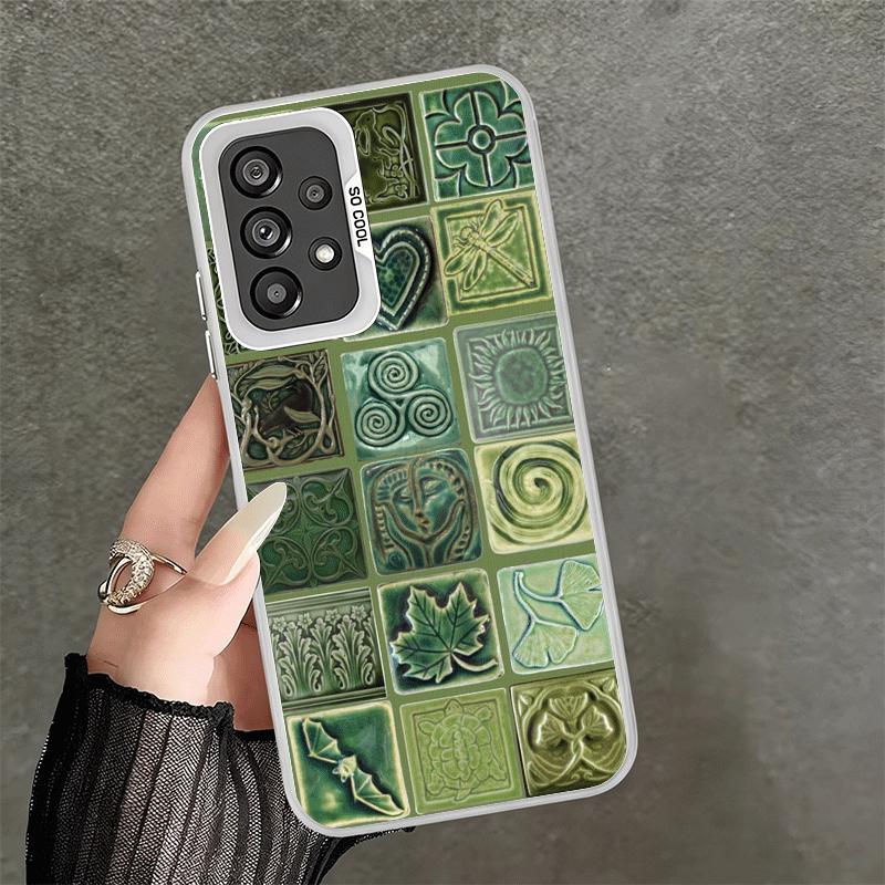 

Italian Sicilian Style Floral Pattern Soft Phone Case for Samsung A17 A16 A15 A14 A13 A57 A56 A55 A54 A53 A37 A36 A35 A34 A33 A2 Samsung A53