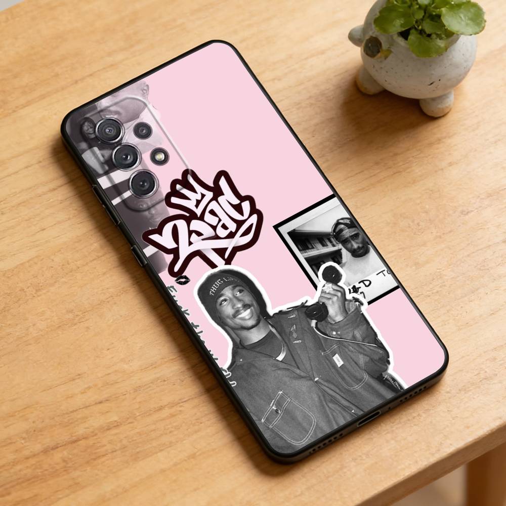

T-Tupac S-Shakur Phone Case For Samsung Galaxy A73,A72,A71,A70,A52,A51 Others Soft Black Cover Samsung a20s