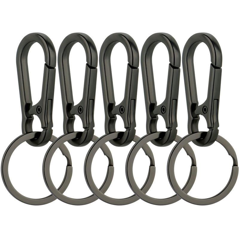 Metall Karabiner Clip Schlüsselanhänger Karabiner Form Schlüsselanhänger Schlüsselanhänger Ring Clip Halter Organizer für Zuhause Auto Schlüssel Schlüssel Finder Damen Herren