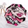 Personalized Name Monster High Draculaura Print Umbrella - Automatic Open/Close, Eight-Rib Durable Frame, Automatic Folding Umbrella