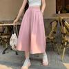 Summer Thin Large Size Women's Casual Straight Wide Leg Pants Culottes