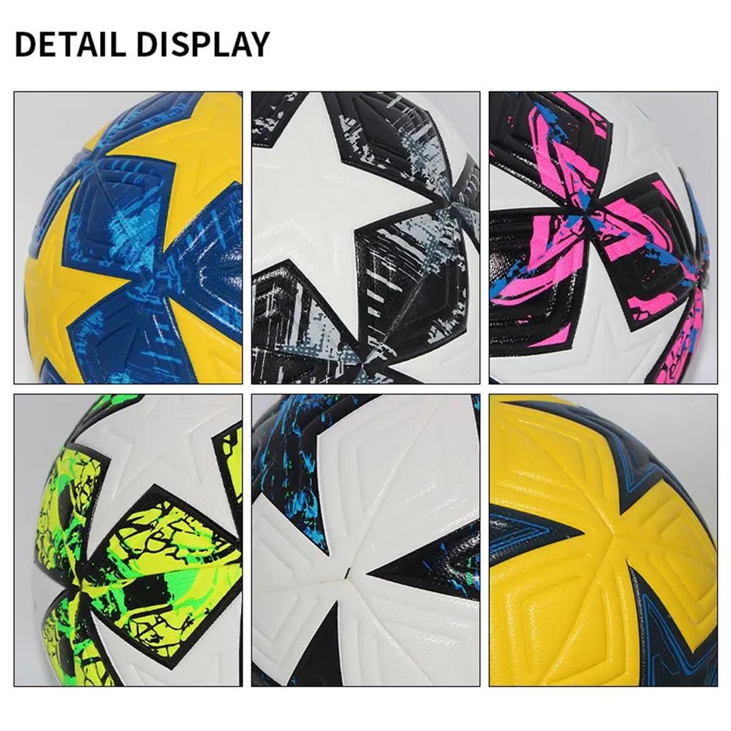 Standard Soccer Ball Professional Outdoors Sports Match Balls Training Seamless Football High Quality PU Material Size 5