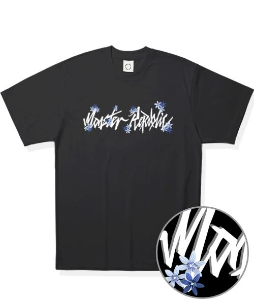MONSTER REPUBLIC Movement Basic Flower White T-Shirt Black