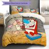 Ren & Stimpy  Pattern Bedding Quilt Set  Home Decoration  Gift (1 * duvet cover + 2 * pillowcase  without core)